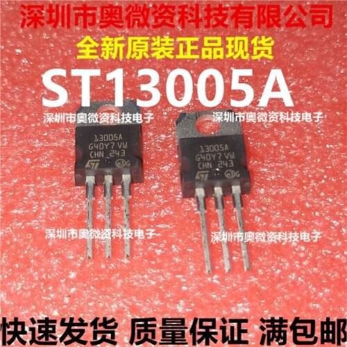 100% Original In Stock New ST13005A 13005 ST13005A TO-220 NPN