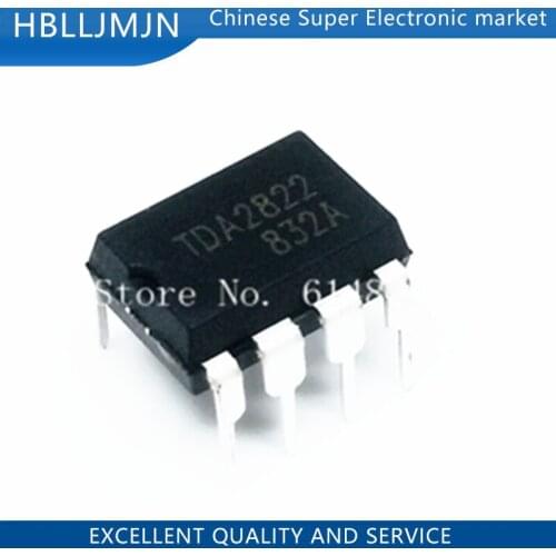 100PCS TDA2822M DIP8 TDA2822 DIP 2822M DIP-8