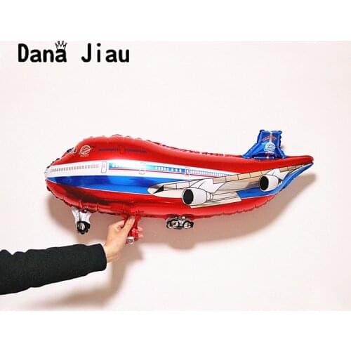 36inch Large Air Passenger Plane Balloon Birthday Party Decoration Balloons Boy Toy Holiday Flight Aluminum Inflatable Foil Ball