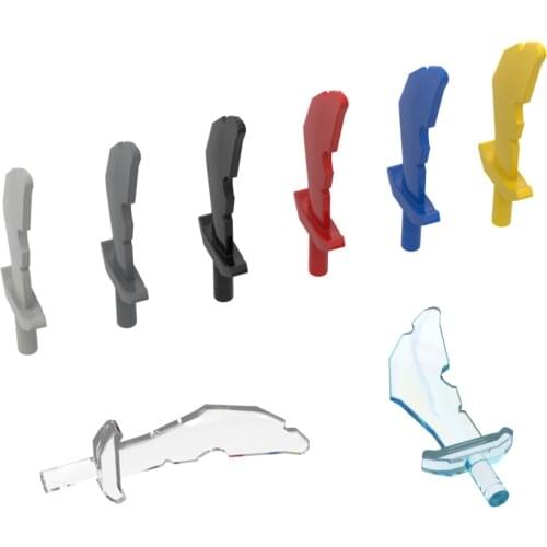 BuildMOC 60752 Broken Knife For Building Blocks Parts DIY Educational Creative gift Toys