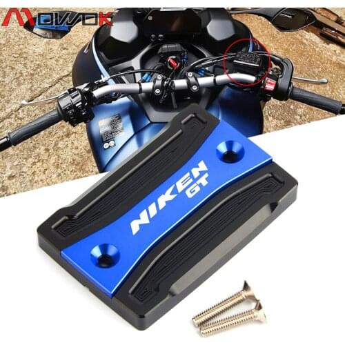 For NIKEN GT NIKENGT 2019-2020 Motorcycle Lastest CNC Parts Front Brake master Cylinder Oil Fluid Reservoir Cap logo "NIKEN GT"