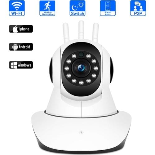 Home Security Auto Tracking IP Camera Wifi Video Surveillance Camera WiFi Night Vision CCTV Camera 1080P baby monitor wireless