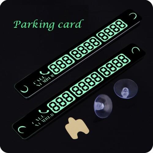 15 * 2cm temporary parking phone number card for Kia Rio K2 K3 K5 K4 Cerato,Soul,Forte,Sportage R,SORENTO,Mohave,OPTIMA