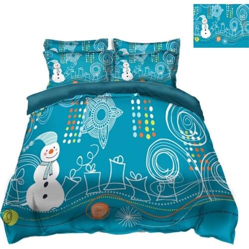 Full bed set with sheets 3D bedding sets pillow case duvet cover Twin Queen California king size flat sheet print Bed Linen