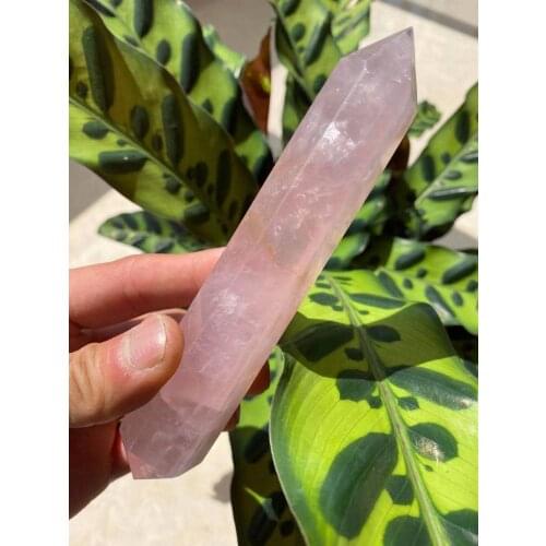 Natural Rose Crystal Double Dot Crystal Tower Natural Crystal Reiki Healing 1000g