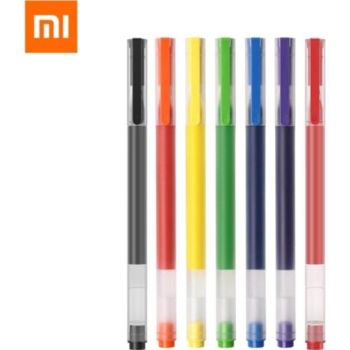 Xiaomi Super Durable Write Colorful Gel Pen 0.5mm Signature Pen Mijia Sign Pen Black Green Red Blue Ink Study School Stationery