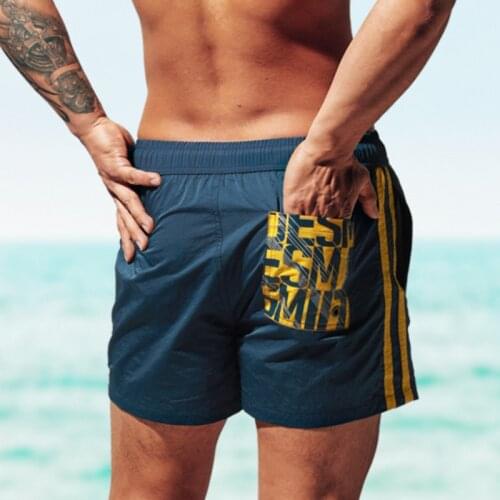 2020 Mens Swimming Shorts Men Swim Trunks Swimwear Boardshorts Mens Beach Shorts Board Surf Bathing Suit Lined Sport Wear Short
