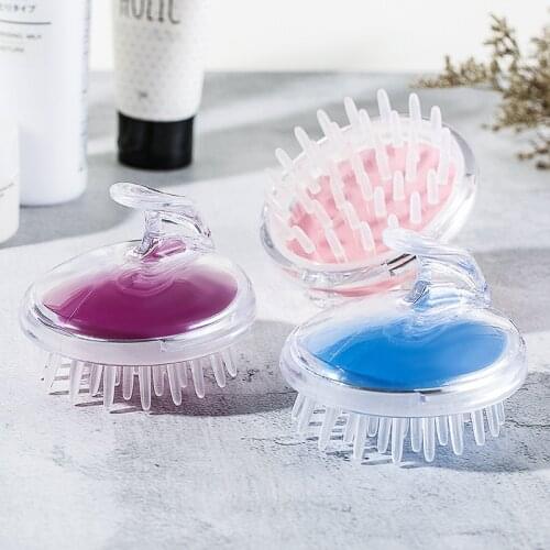 Silicone Scalp Washer Hair Brush Shower Brush Scalp Massage Washing Comb Dandruff Massager Bath SPA Shampoo Brush Body Massage