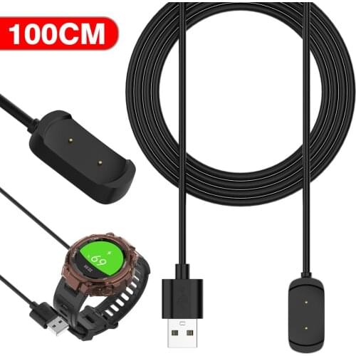Sart Watch USB Charging Cable Data Charger Cord Wire For Amazfit T-Rex GTR 47mm GTR 42mm GTS Watch Charger Accessories