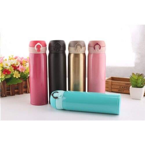 High Quality Portable Thermos Bottle Girl/Boy Stainless Steel Water Bottle Vacuum Flasks Insulated Cup High Capacity Student Tra