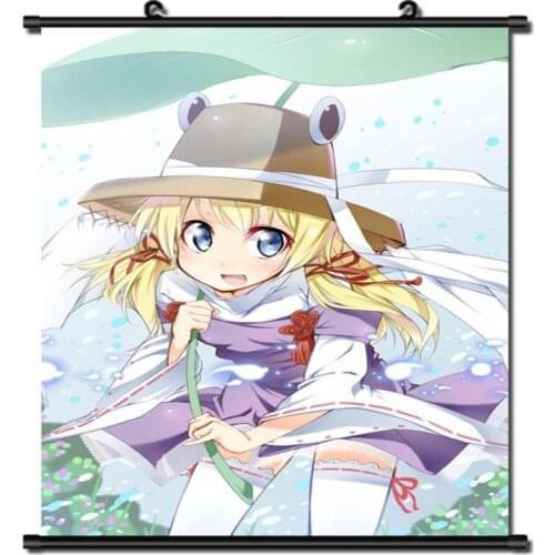 Japanese Anime TouHou Project Mountain of Faith Moriya Suwako Home Decor Wall Scroll Poster Decorative Pictures