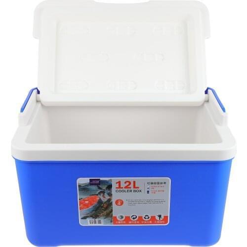 12L Car Cooler Box Heat Preservation Food Box Portable Cooler Picnic Basket with Handle Portable Cooler Box for Camping Hiking