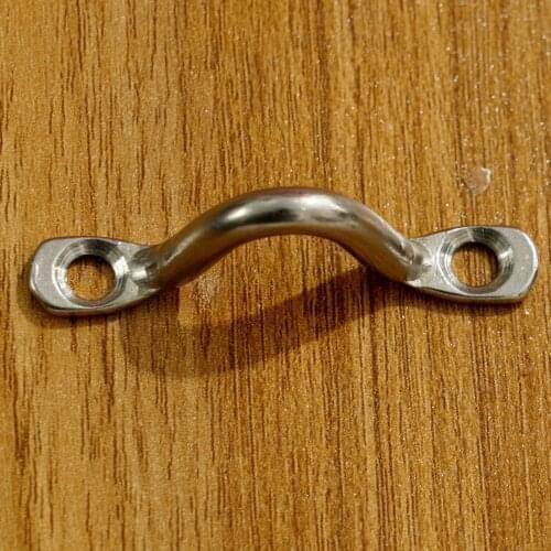 6Pcs Boat Top Pad Eye Hooks 304 Stainless Steel Deployment Buckles Tie Down Suspenders Anchor M4 M5 M6 M8 Eye Cords Mount Hook