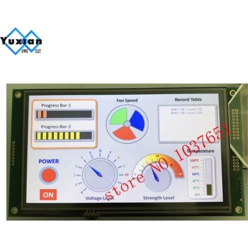 7inch TFT 800RGB*480 with control ic LT7684 MCU SPI IIC I2C interface 3.3v high bright