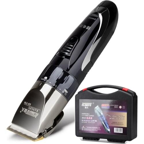 110V-220V Titanium Blade Brand Electric Hair Trimmer Hair Clipper Cutting Machine for Men & Children With Tool Box