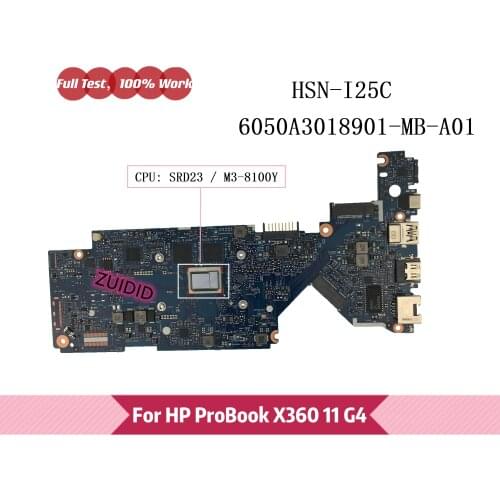 For HP ProBook X360 11 G4 laptop motherboard 6050A3018901-MB-A01 with M3-8100Y mainboard tested 100% OK