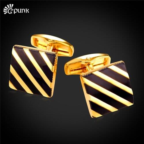 Vintage Diagonal Stiripes Business Men Cufflinks French Shirts Cuff Button With Gift Box High Male Wholesale New C2115G