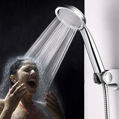 Shower Head Pressurized Nozzle shower Bathroom Accessories High Pressure Adjustable Water Saving Rainfall Shower Head