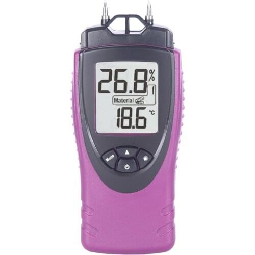 Nicetymeter ST8040 Digital Wood Moisture Meter Wood Humidity hardened wood building materials temperature Tester with backlight