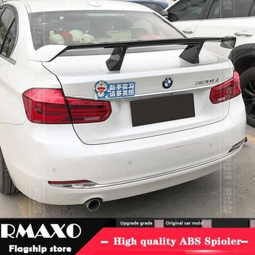For BMW F30 F35 Sedan Universal TF Spoiler 2006-2018 E90 E93 Spoiler ABS plastic Material Car Rear Wing Color Rear Spoiler