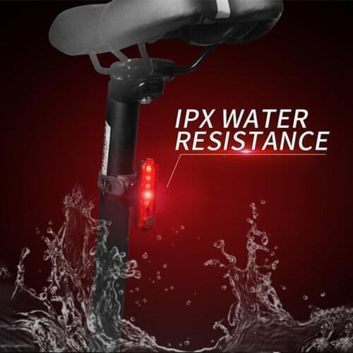 Bike Light Waterproof Rear Tail Light LED USB Rechargeable Mountain Bike Cycling Light Tail lamp Safety Warning Light Red White