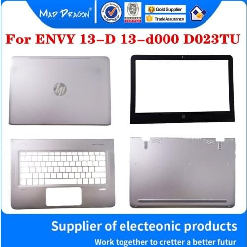 LCD Back Cover LCD Front Bezel PalmrestBase Lid Back Silver For HP ENVY 13-D 13-d000 829288-001 833480-001 829305-001 829289-001
