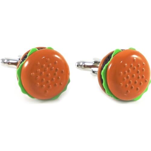 Hamburger Cuff Links Beef Burger Cuff links Holiday Gifts Cuff Links Birthday Gift Cuff Links