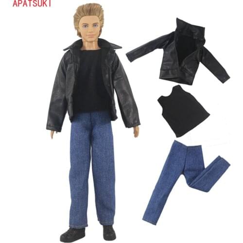 1Set Gray Vest Top & Camouflage Long Trousers Pants Doll Clothes for Ken Boy Doll Outfits for Barbies Boyfriend Ken Accessories
