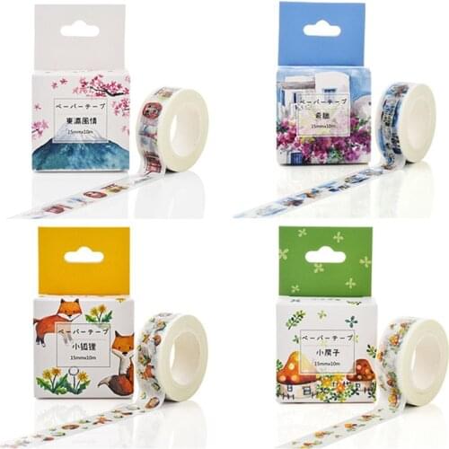 1PCS 15mm*10m The Mysteries of The Universe DIY Washi Tapes Masking Tape Cartoon Tapes School Supplies Material Escolar JD91