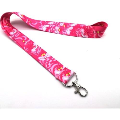 1 pcs cat Key Chains Neck Strap Keys Camera ID Card Lanyard D-115