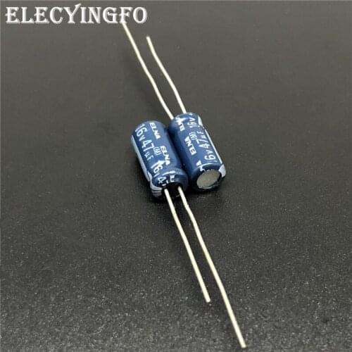 10Pcs/100Pcs 47uF 16V47UF Japan ELNA RE3 Series 5x11mm 16V47uF Audio capacitor