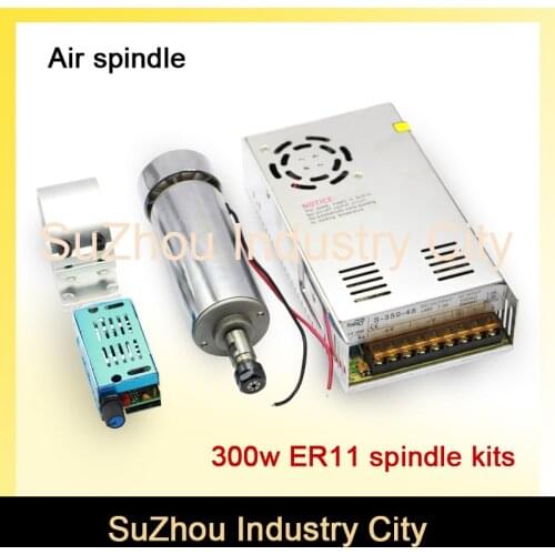 New product ! 300w ER11 High Speed CNC Spindle motor kit for engraving milling cnc router machine