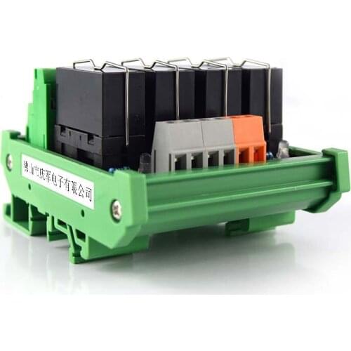 4-way power relay F1CA024V solenoid valve module input compatible with NPN/PNP dual group 8 foot module