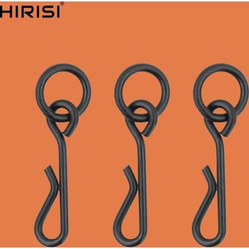 50 x Carp fishing quick change swivel snaps with ring Fishing tackle accessories