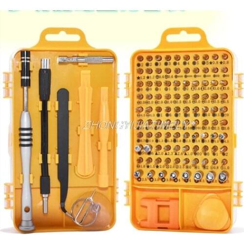 Watch mobile phone repair tool, mobile phone disassembly tool, multi-function chrome vanadium steel screwdriver set
