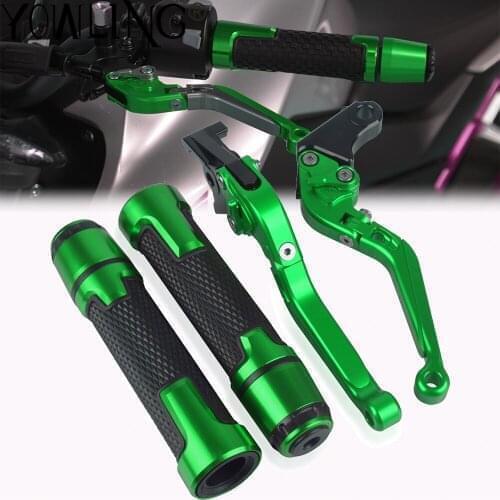 For Kawasaki NINJA300 NINJA 300 2013 2014 2015 2016 Motorcycle Accessories Aluminum Brake Clutch Levers Handlebar HandGrips Ends