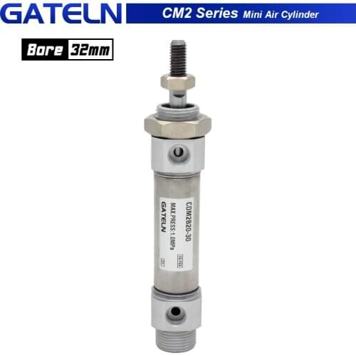 CDM2B Bore 32mm stroke 25-300mm SMC type Built-in magent Mini Air Cylinder stander type double Acting Single rod