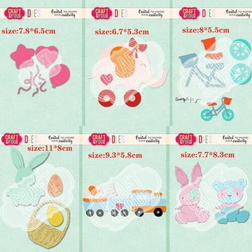 CH 2021 New Arrival Presell Cute Animals Metal Cutting Dies Embossing Scrapbooking Stencil Craft Cut Dies For DIY Card Handmade