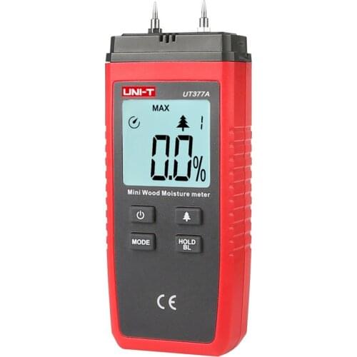 UNI-T UT377A 2-40% Digital Wood Moisture Meter Wood Moisture Tester Moisture Meter Detector With LCD Display