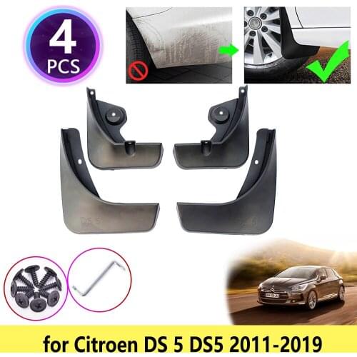 For Citroen DS 5 DS5 2011 2012 2013 2014 2015 2016 2017 2018 2019 Mudguards Mudflap Fender Mud Flaps Splash Front Accessories