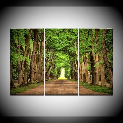 HD Printed Painting Modern Wall Art Pictures Green Forest Natural Landscape Home Decoration Posters Frame Living Room Artwork