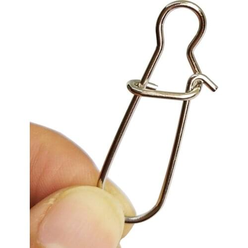 INFOF 500/1000pcs Swivels Fishing Snap Nice Snap ##000-#7 Swivel Hook Fishing Lure Hook Link Saltwater Fishing Connector