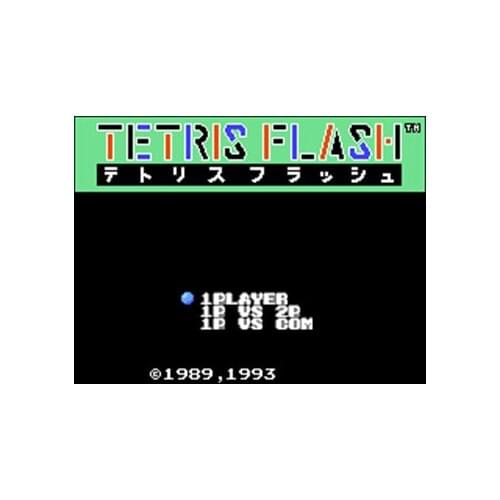 Tetris Flash Region Free 60 Pin 8Bit Game Card For Subor Game Players