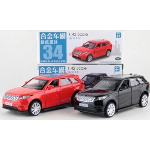 1:42 Scale Licensed Collection Car Model For Range Rover Velar Diecast Alloy Metal Luxury SUV Off-Road Toys Vehicle
