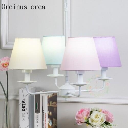 New style simple modern American chandelier bedroom study childrens room Nordic pastoral art aesthetic Chandelier