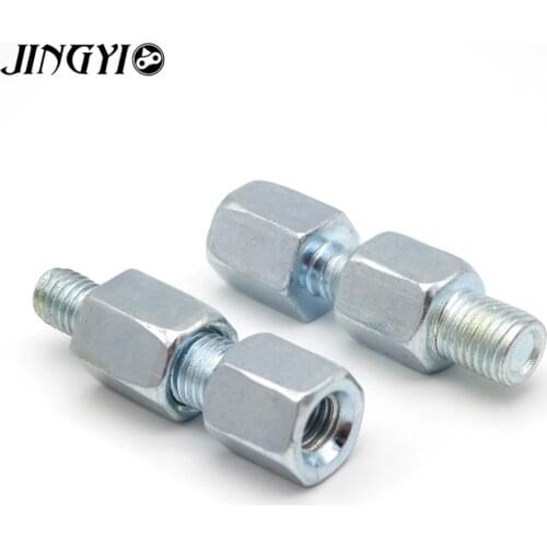 Motorcycle Rear ViewMirror Adapter Bolts Screw 10 to 8mm Mirror Reverse Adapter Bolts for honda ktm suzuki yamaha kawasaki bajaj