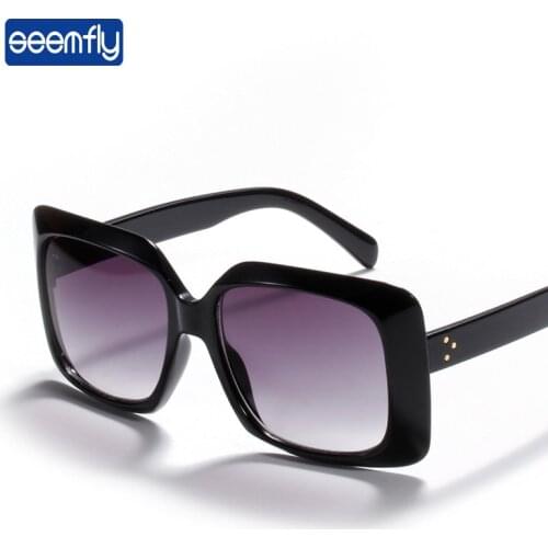 Iboode Oversized Classic Square Glasses Frame Retro Vintage Sunglasses Women leopard Print Frame Sun Glasses For Men Oculos