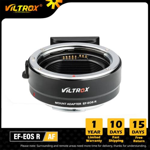 Viltrox EF-EOS R Lens Adapter ring Mount Adapter Auto Focus EF-RF for Canon EOS EF/EF-S Lens to Canon RF Camera EOS R R6 RP R5