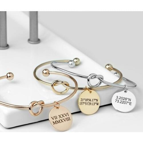 Personalized Coordinate DIY Bracelet Gift For Her Graduation Gift For Women Roman Numeral Bracelet For Women Handwriting Jewelry