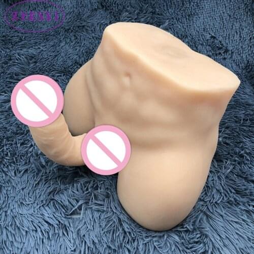 5KG Real Size Full Silicone Male Sex Doll For Women With 20cm Big Dildo Adult Sex Doll With Anus Hole Entity Silicone Doll